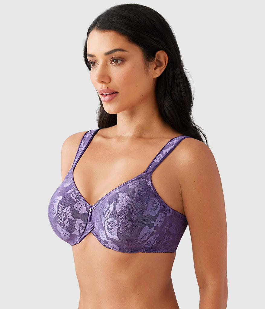 Awareness Underwire Bra: Grape Compote Secondary image