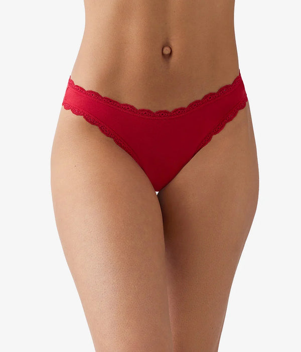 Inspired Eyelet Thong: Chili Pepper Red