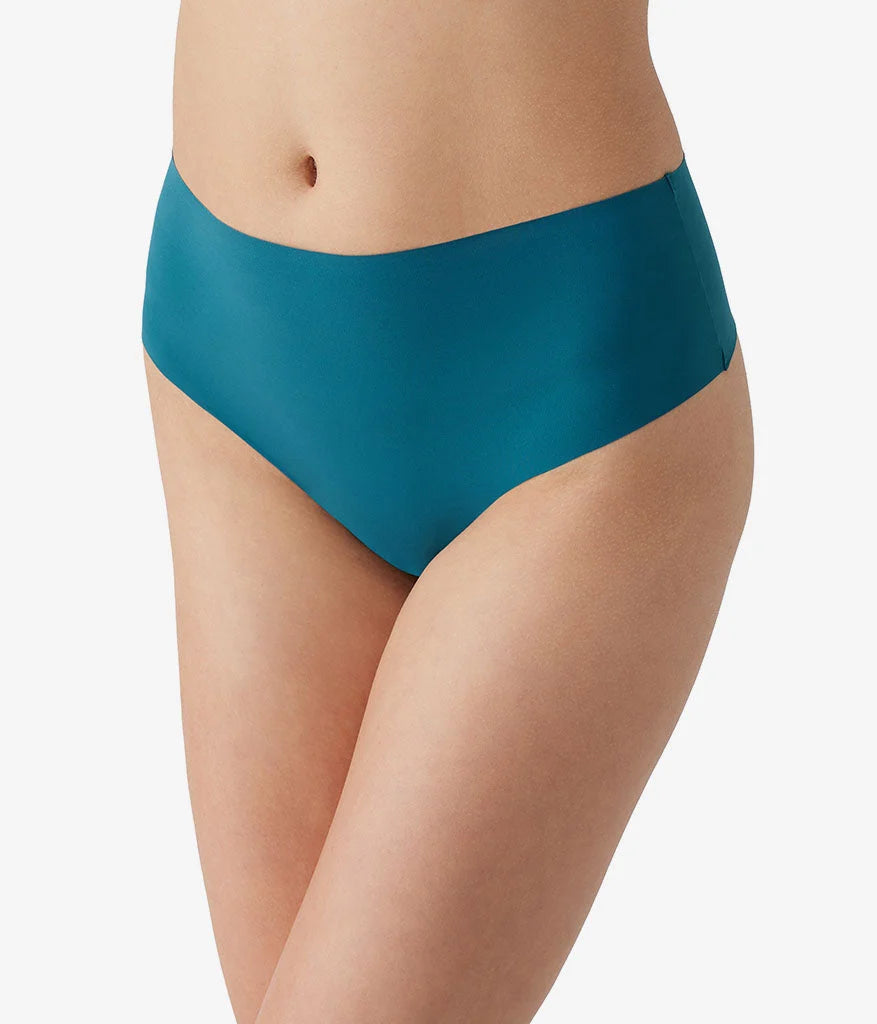 b.bare Hi-Waist Thong: Blue Coral