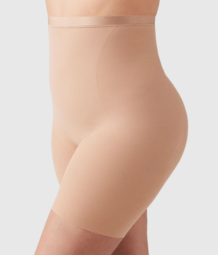 Shape Revelation® Hourglass Hi-Waist Thigh Shaper: Praline Secondary image