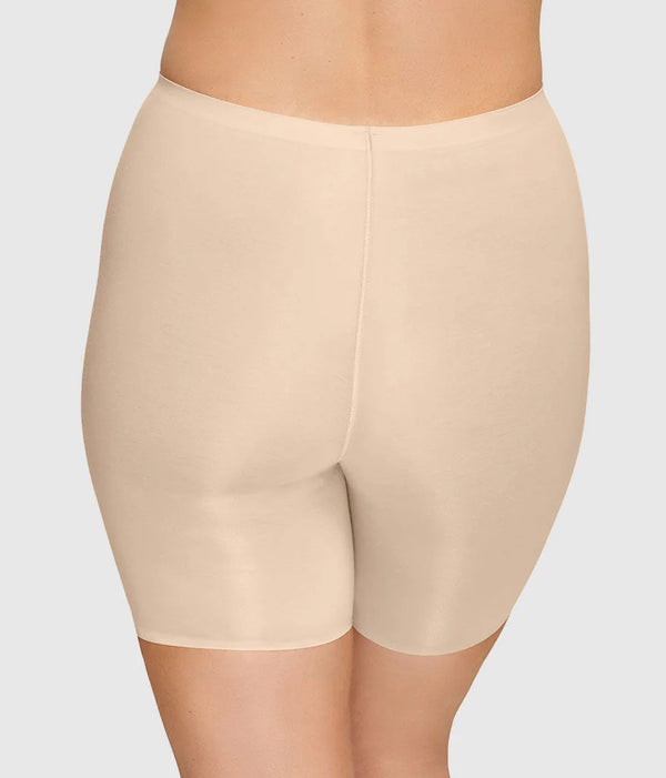 Beyond Naked Cotton Blend Thigh Shaper: Sand