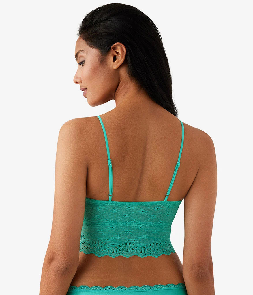 Inspired Eyelet Bralette: Water Garden