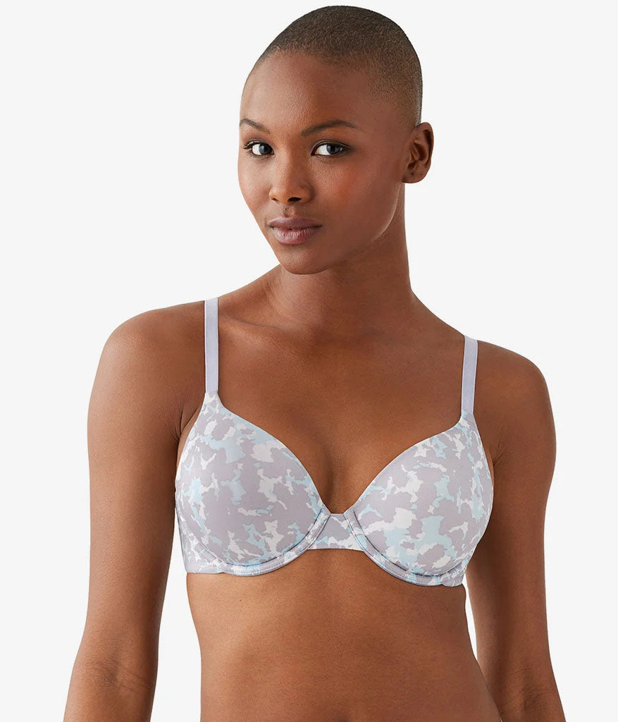 Future Foundation T-Shirt Bra: Dream Blue/Gray Camouflage