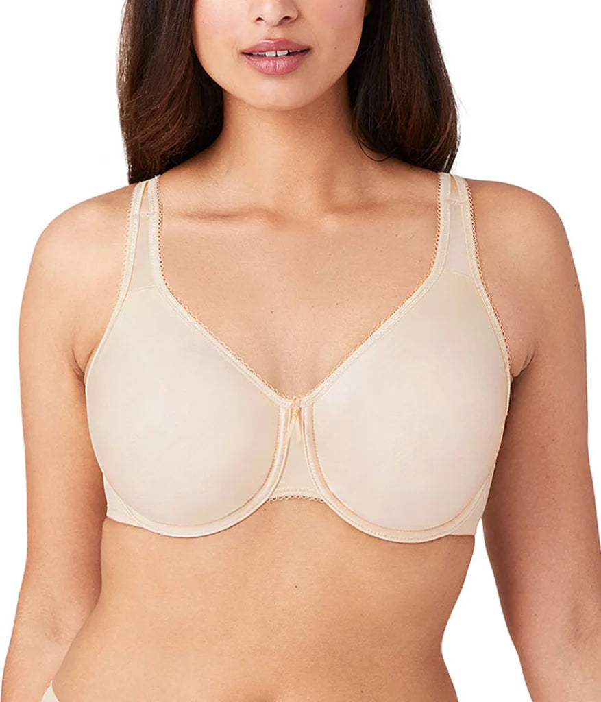 Basic Beauty Full Figure Seamless Underwire Bra: Sand Main image