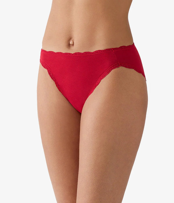 Inspired Eyelet Hi-Leg: Chili Pepper Red
