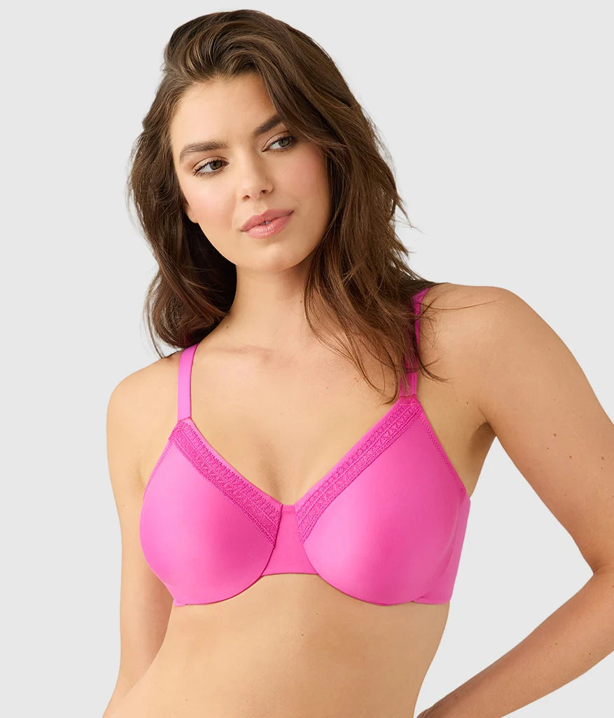 Perfect Primer Full Figure Underwire Bra: Wild Azalea Main image