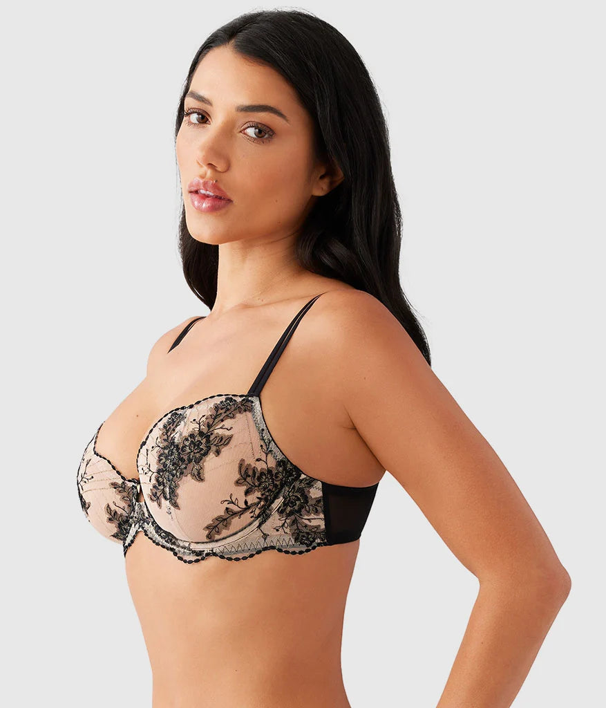 Midnight Soiree Underwire Bra: Caviar Secondary image