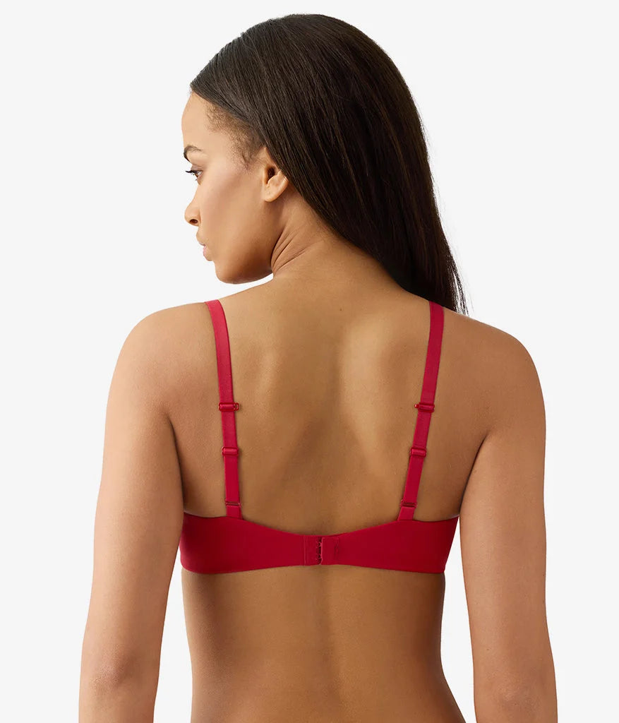 Future Foundation Wire Free T-Shirt Bra: Chili Pepper Red