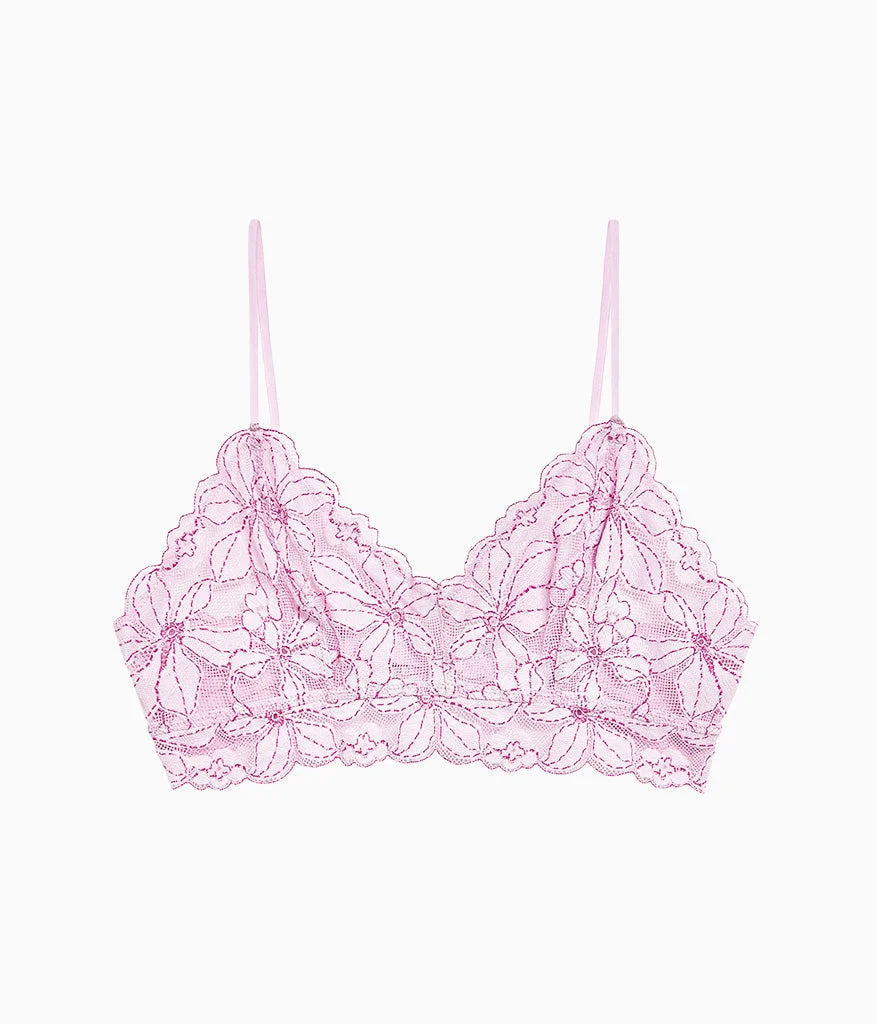 Feeling Famous Bralette: Pink Lavender/Very Berry