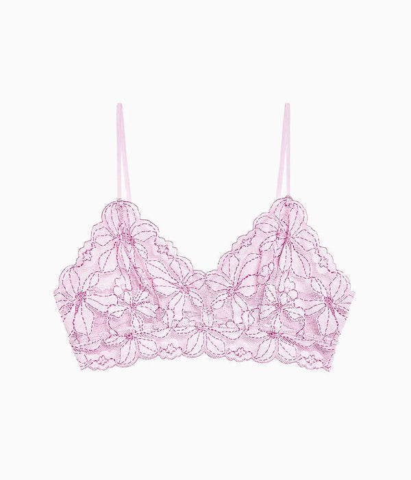 Feeling Famous Bralette: Pink Lavender/Very Berry