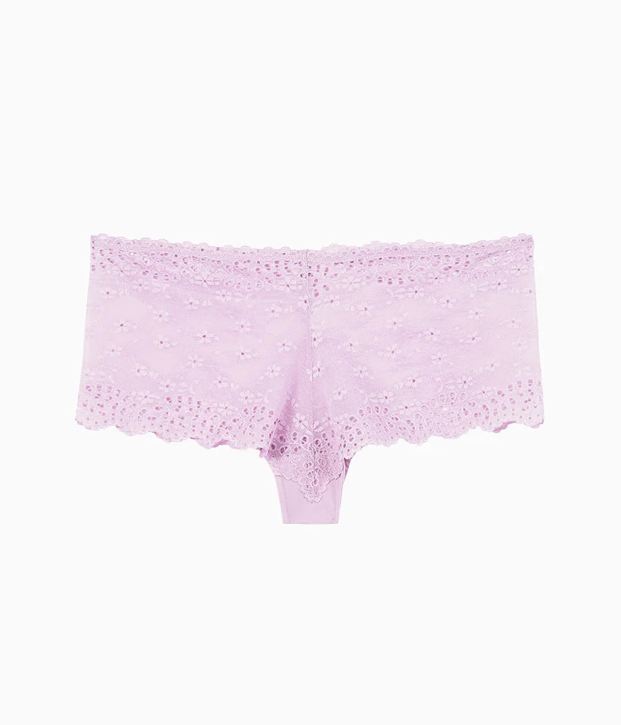 Inspired Eyelet Boyshort: Lavender Herb