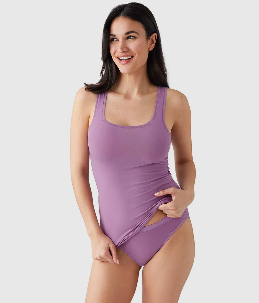 Understated Cotton Tank: Valerian Main image