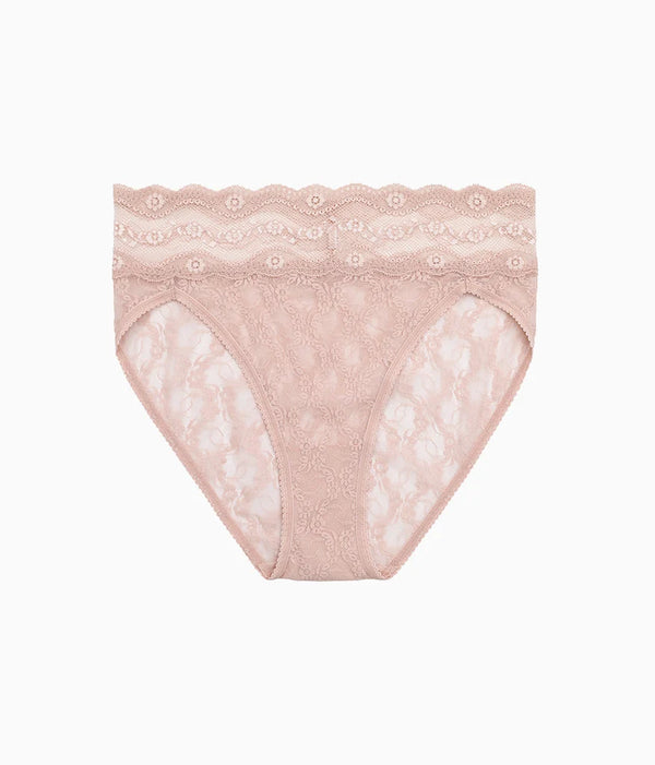 Lace Kiss Hi-Leg: Rose Smoke
