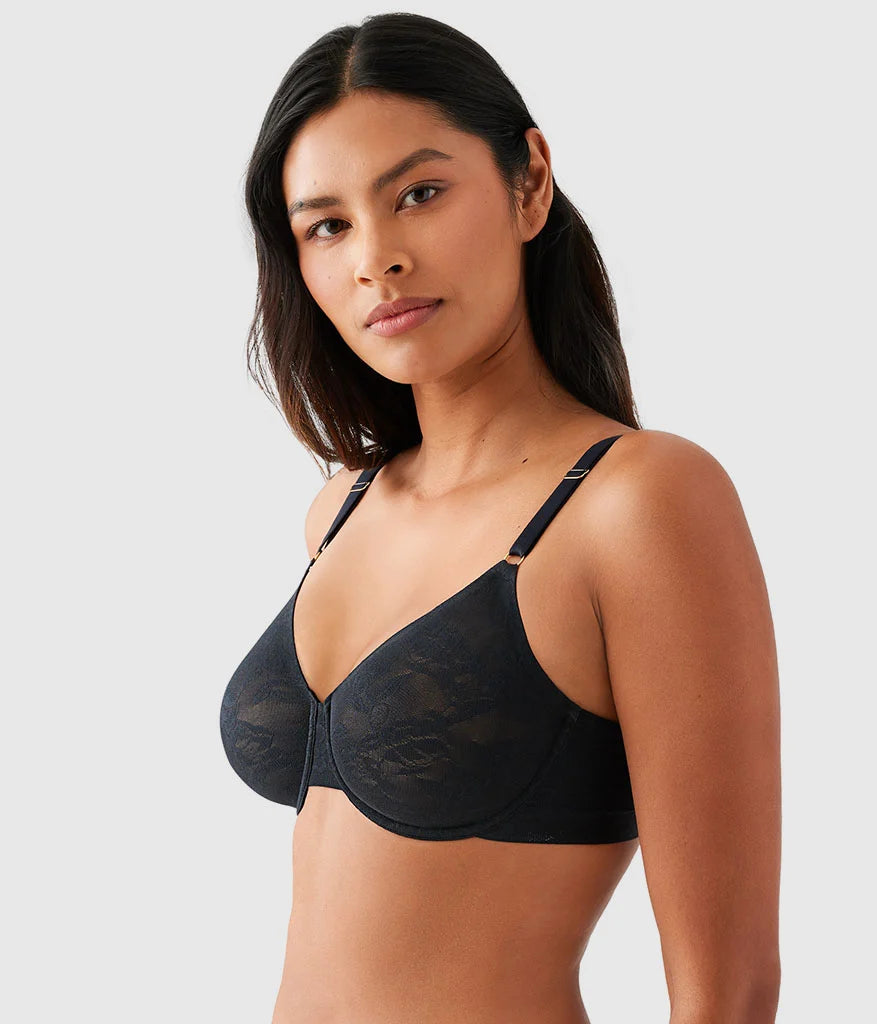 High Profile™ Underwire Bra: Black Secondary image
