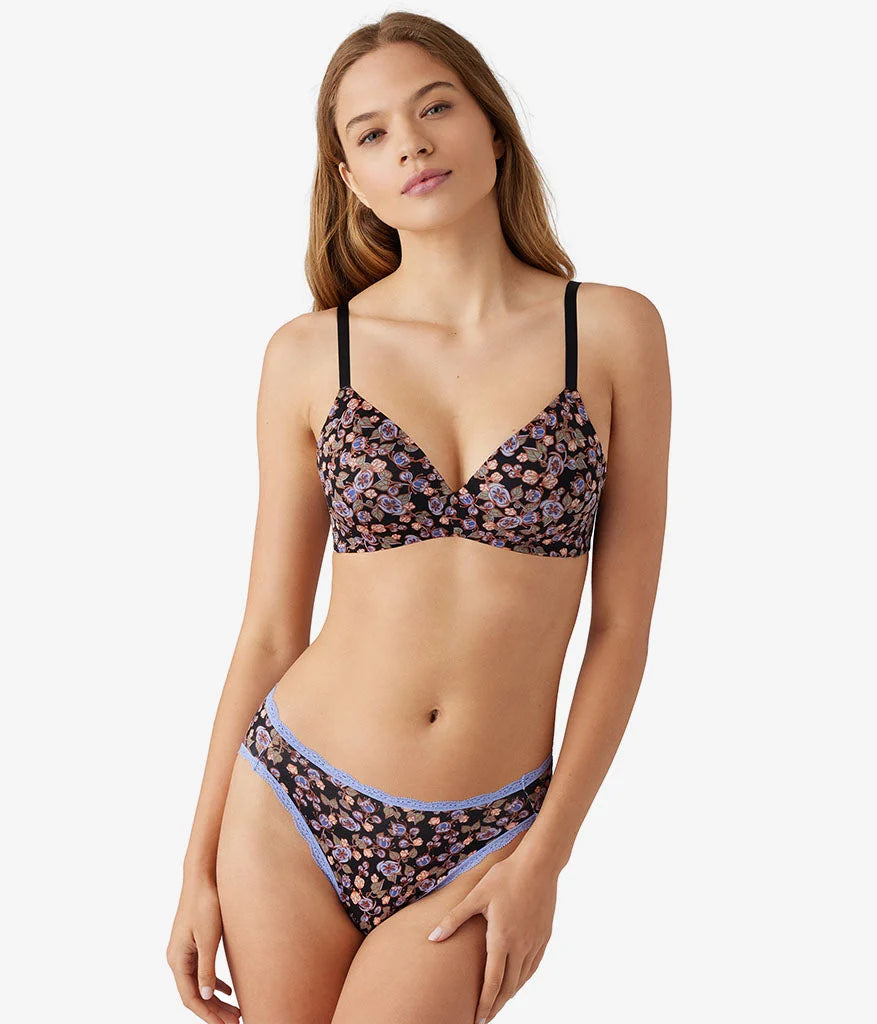 Future Foundation Wire Free T-Shirt Bra: Vintage Floral
