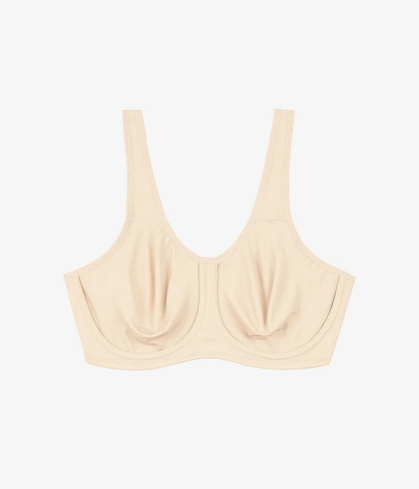 Simone Sport Underwire Bra: Sand
