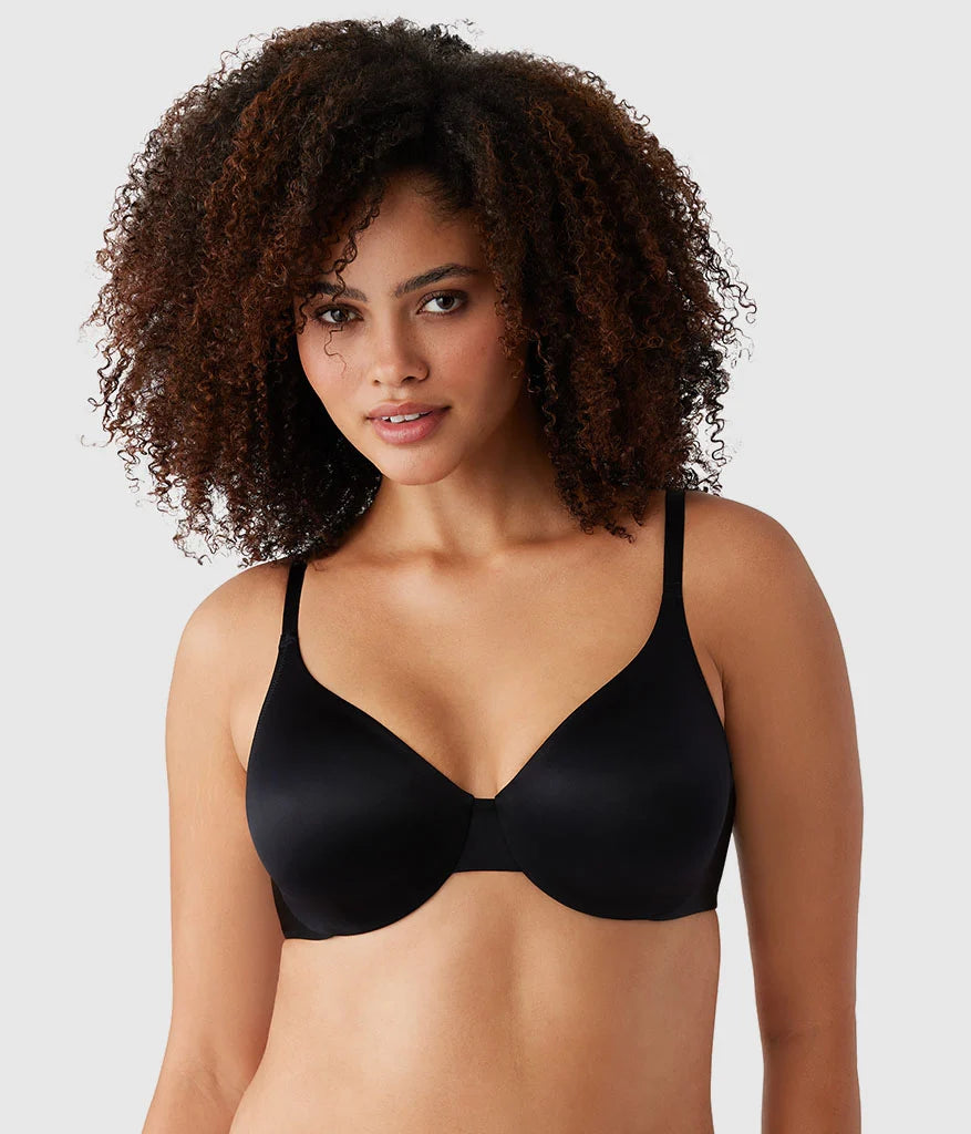 Inner Sheen Underwire Bra: Black Main image