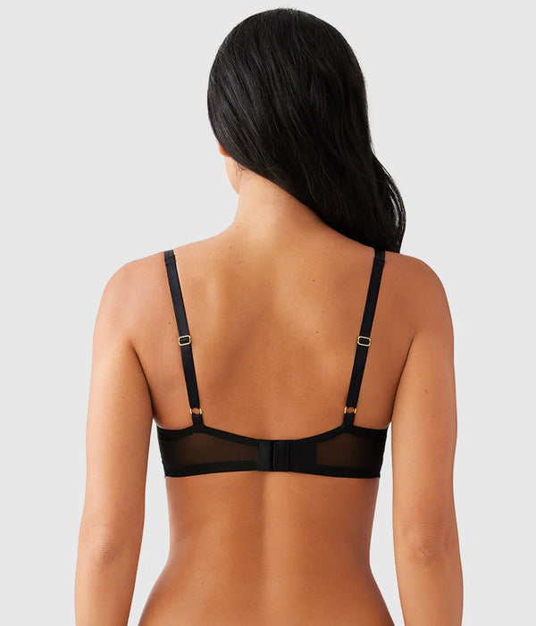 Midnight Soiree Underwire Bra: Caviar