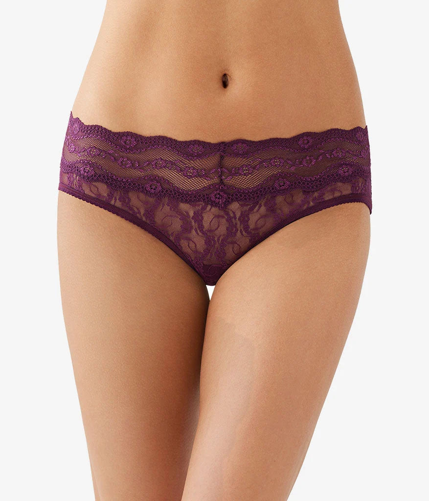 Lace Kiss Hipster: Potent Purple