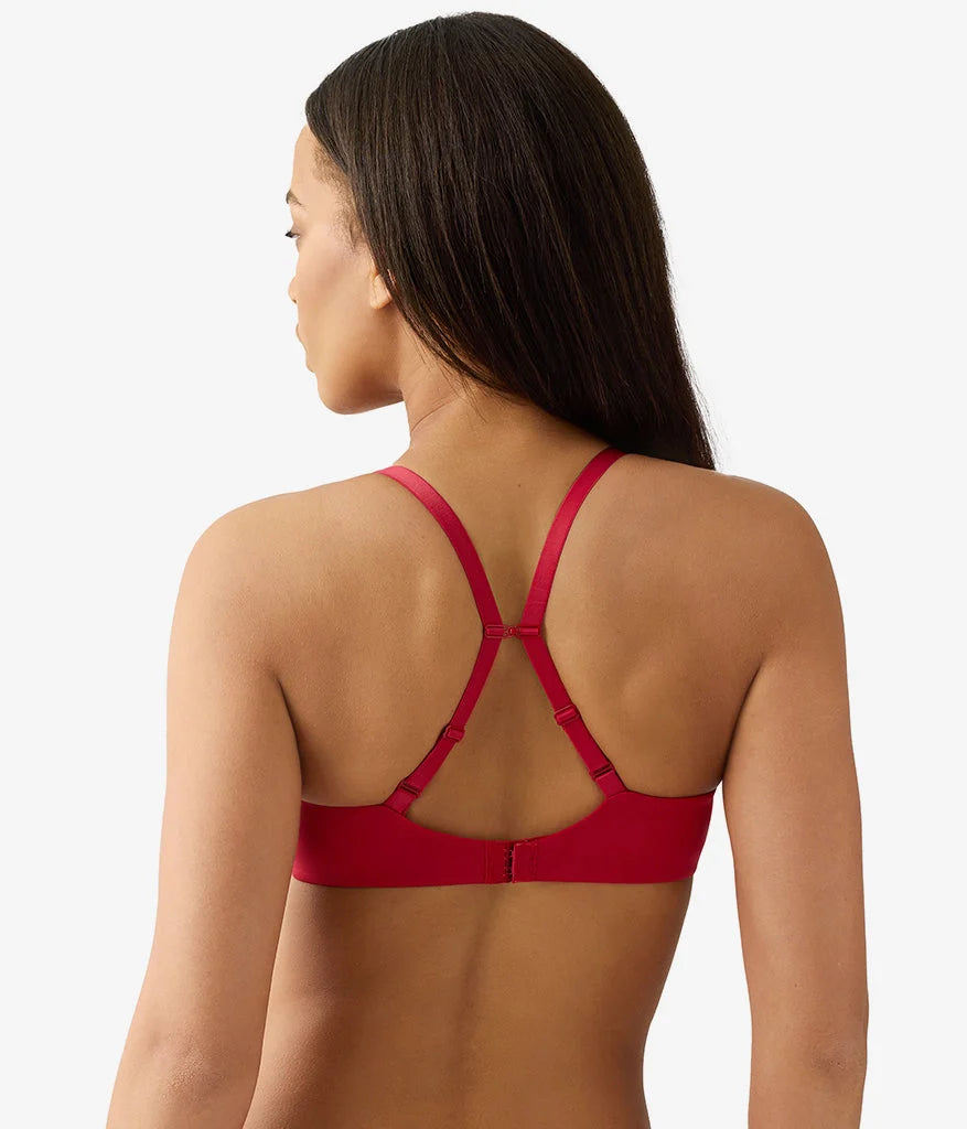 Future Foundation Wire Free T-Shirt Bra: Chili Pepper Red