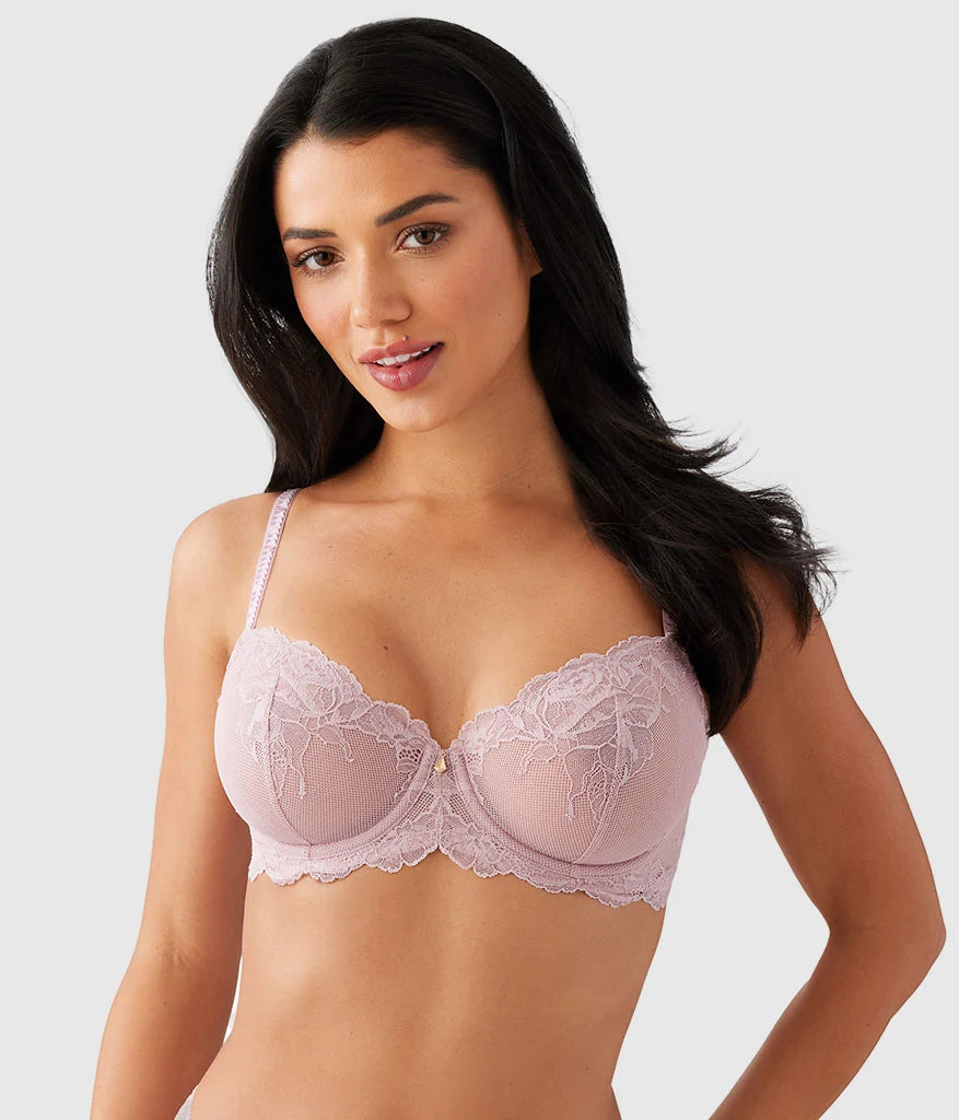 Vivid Attraction Underwire Bra: Woodrose