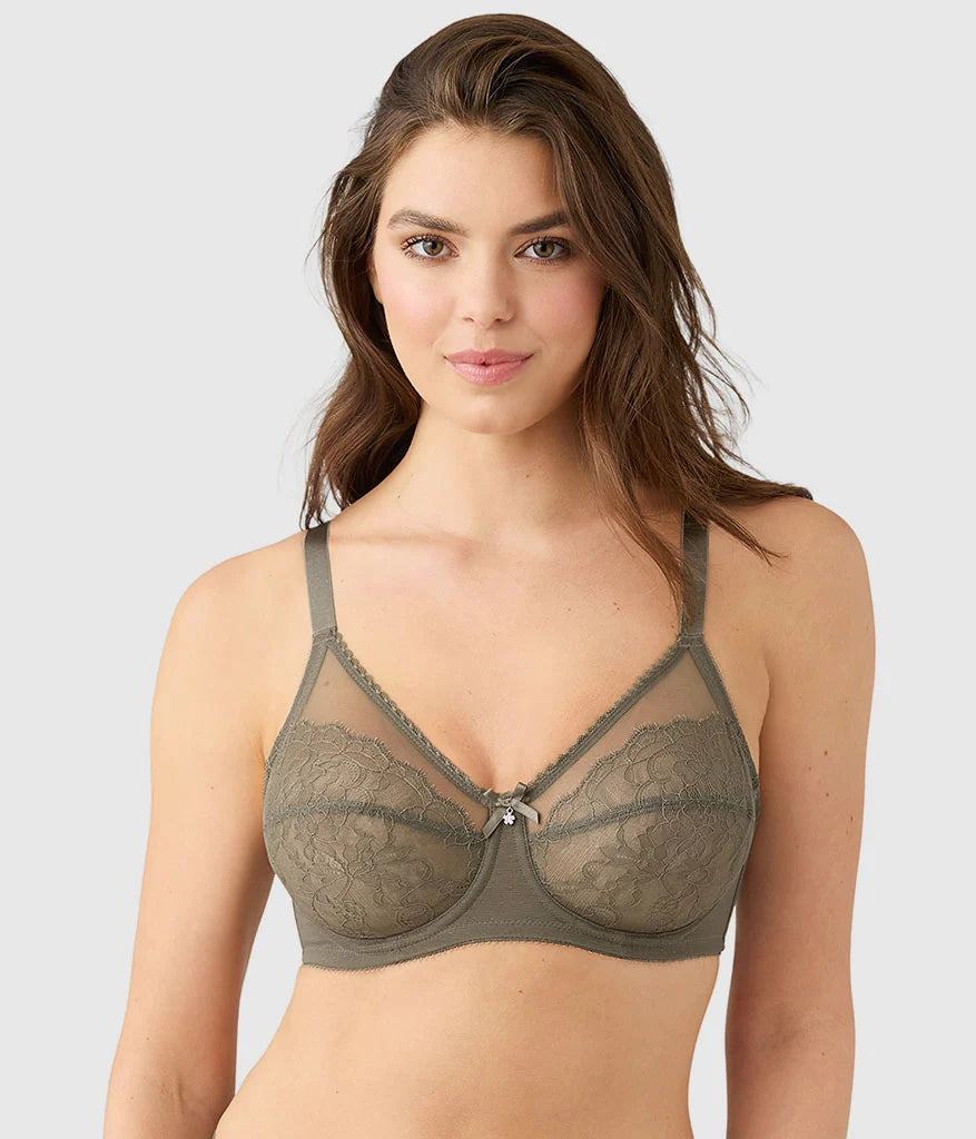 Retro Chic Full Figure Underwire Bra: Bungee Cord Main image
