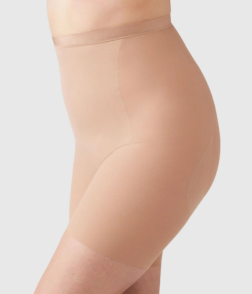 Shape Revelation® Straight Hi-Waist Thigh Shaper: Praline Secondary image