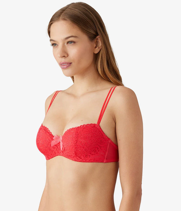Ciao Bella Balconette Bra: Hibiscus