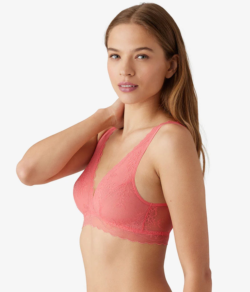 No Strings Attached Bralette: Tea Rose