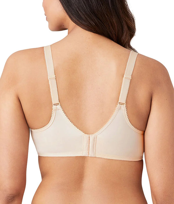 Basic Beauty Full Figure Seamless Underwire Bra: Sand