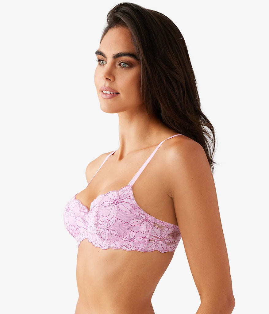 Feeling Famous Balconette Contour Bra: Pink Lavender/Very Berry Secondary image
