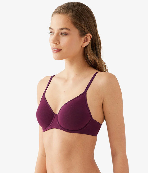 Cotton To A Tee Underwire Bra: Potent Purple