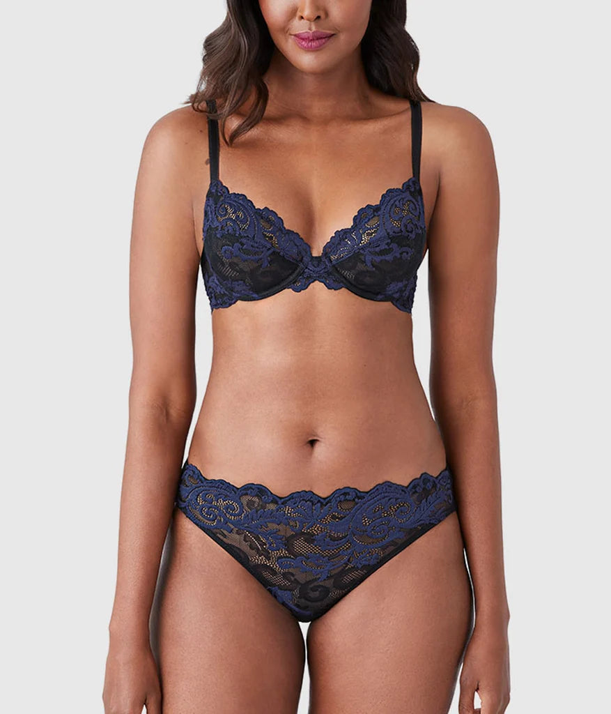 Instant Icon® Underwire Bra: Black/Eclipse