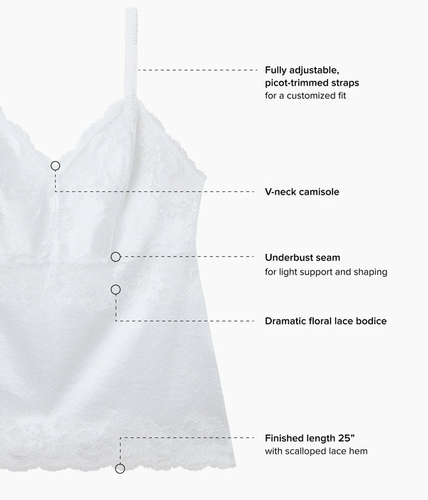 Modern Affair Cami: White