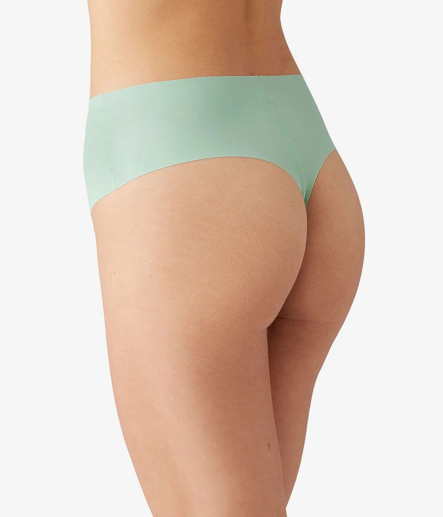 b.bare Hi-Waist Thong: Silt Green