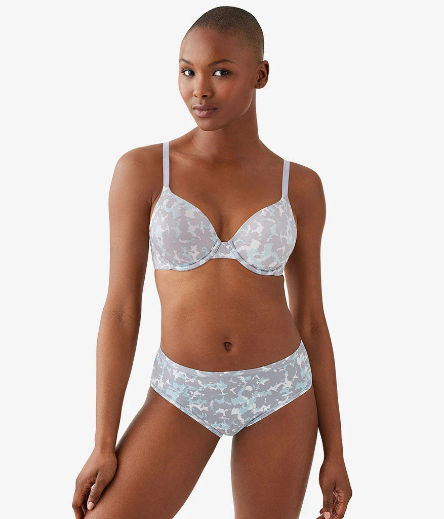 Future Foundation T-Shirt Bra: Dream Blue/Gray Camouflage