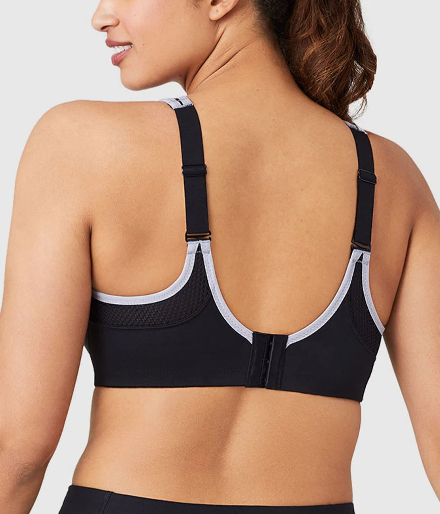 Lindsey Sport Contour Underwire Bra: Black/Lilac Gray Secondary image