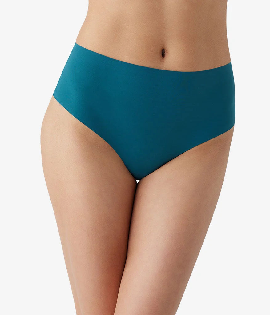 b.bare Hi-Waist Thong: Blue Coral