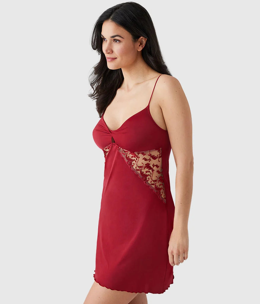 Dramatic Interlude Chemise: Deep Red Secondary image