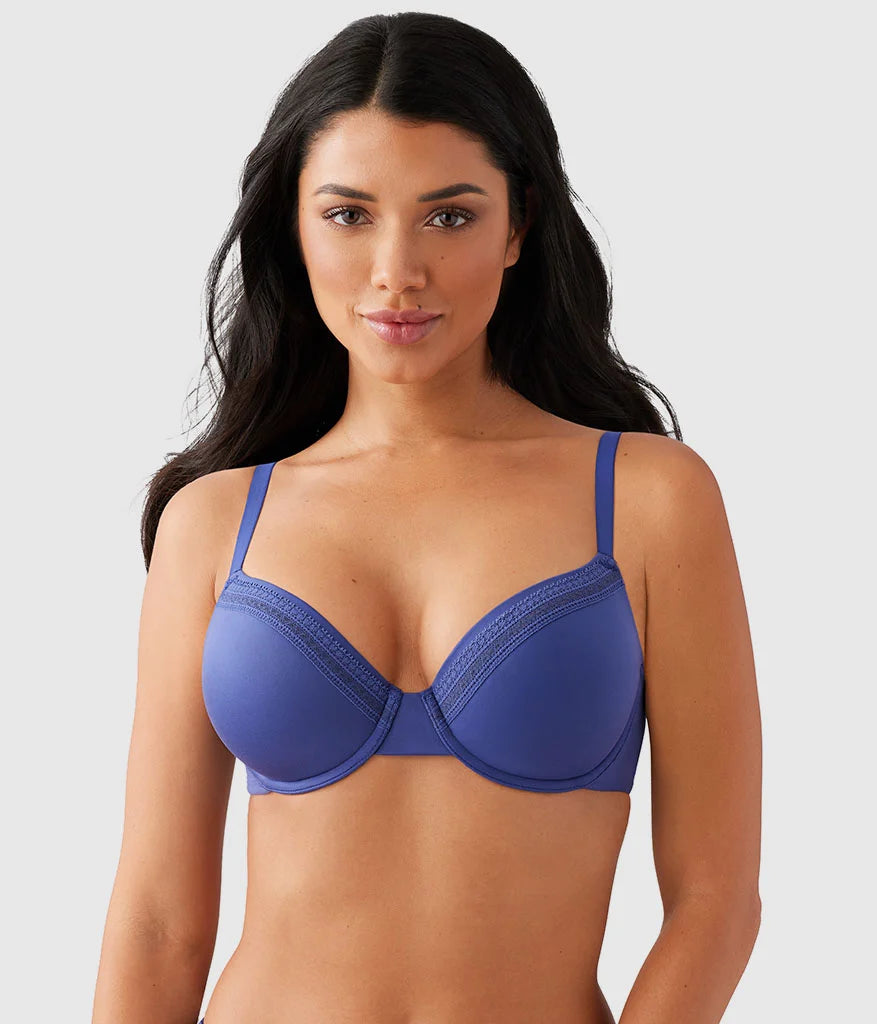 Perfect Primer Underwire T-Shirt Bra: Skipper Blue