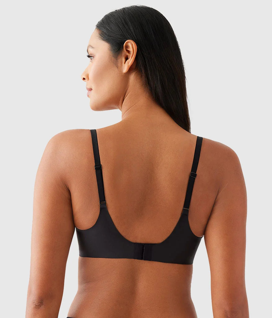 Sleek Standard Underwire Bra: Black Secondary image