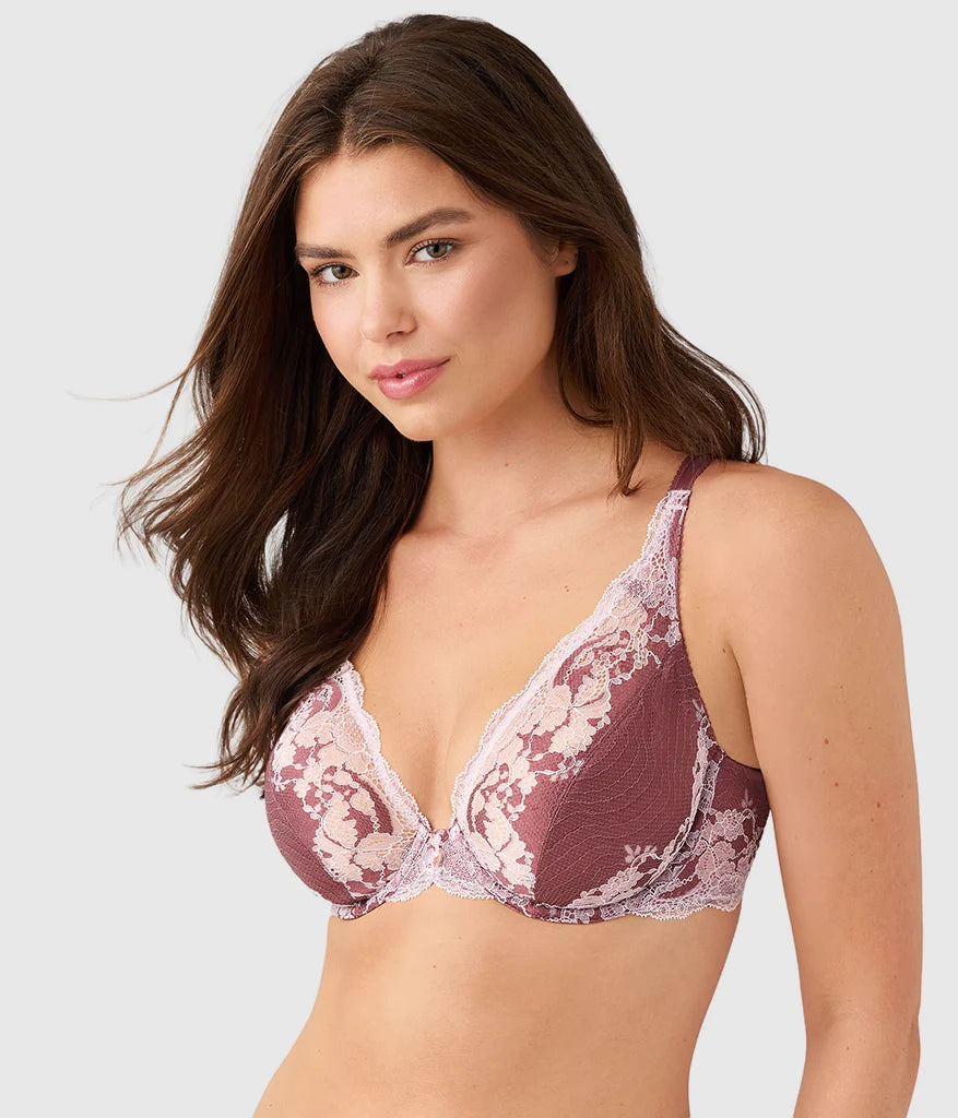 Modern Affair Plunge Underwire Bra: Rose Brown/Cradle Pink Secondary image