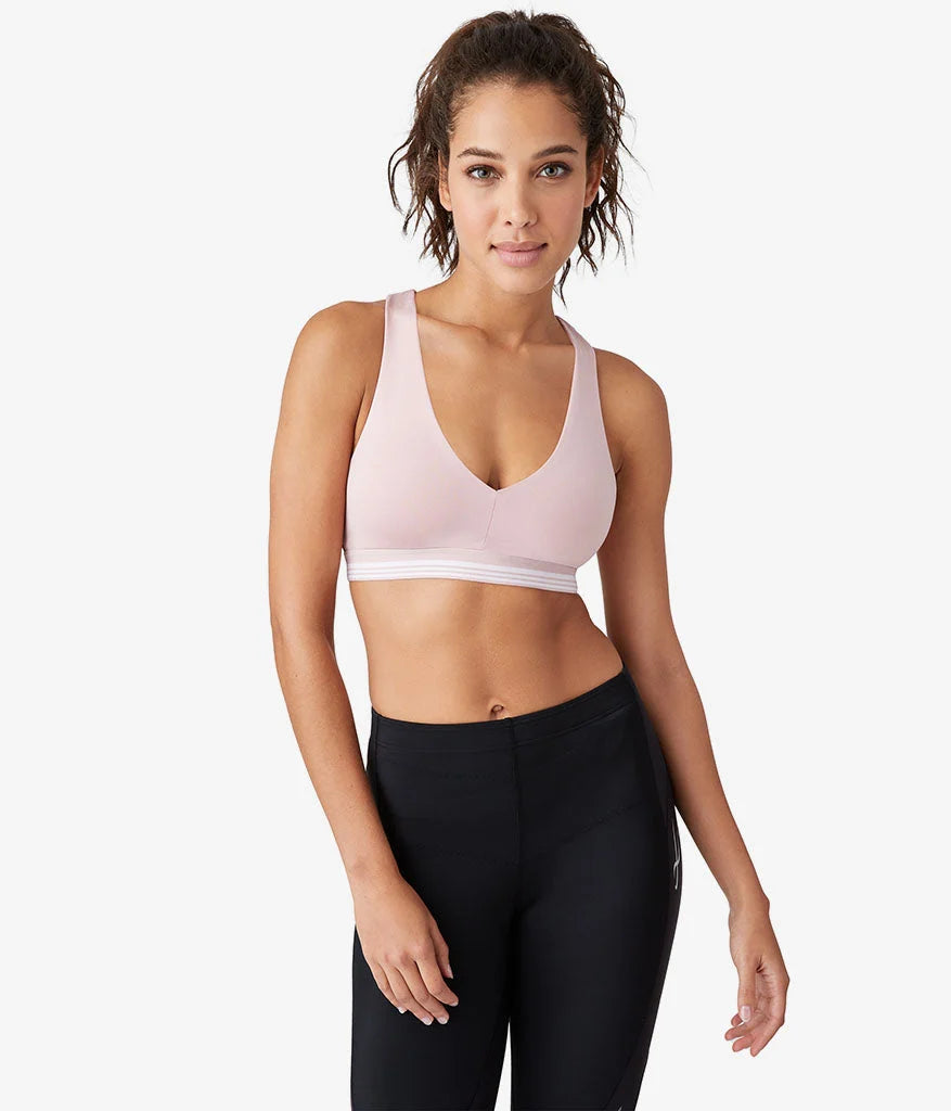 b.active Racerback Sport Bralette: Blush Pink