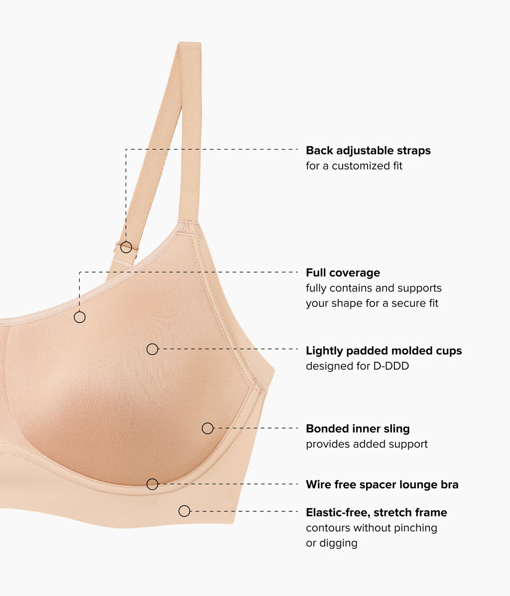 Easy Like Sunday™ Wire Free T-Shirt Bra: Praline