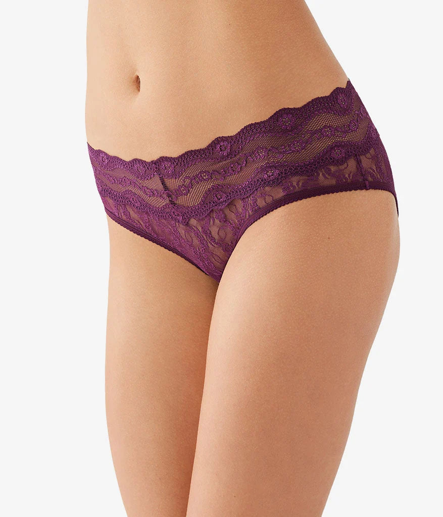 Lace Kiss Hipster: Potent Purple