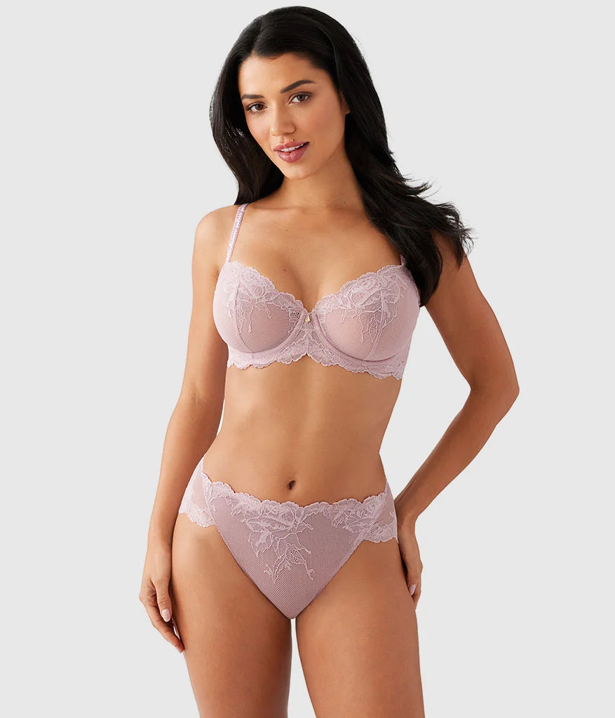 Vivid Attraction Underwire Bra: Woodrose