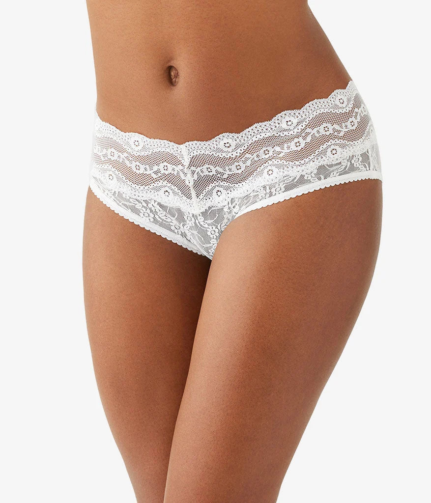 Lace Kiss Hipster: White