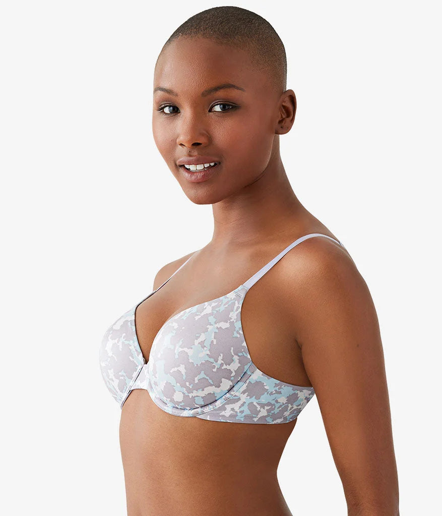 Future Foundation T-Shirt Bra: Dream Blue/Gray Camouflage