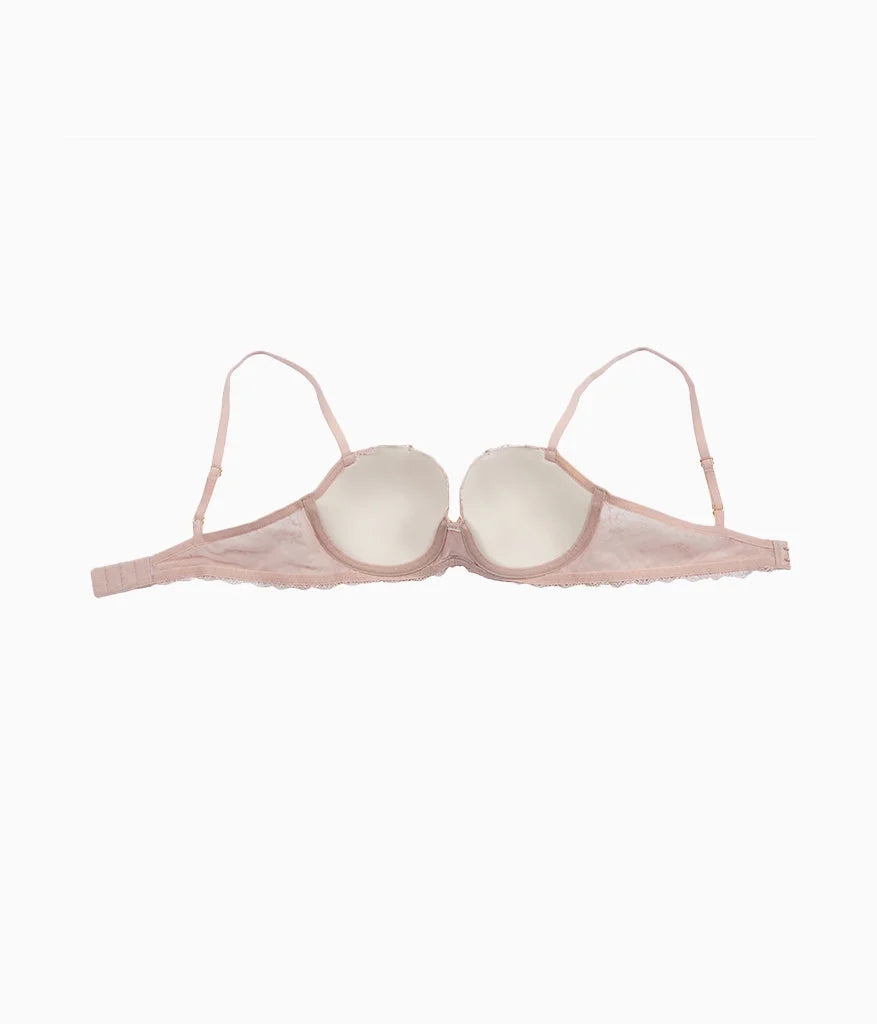 Lace Encounter Bralette: Rose Smoke