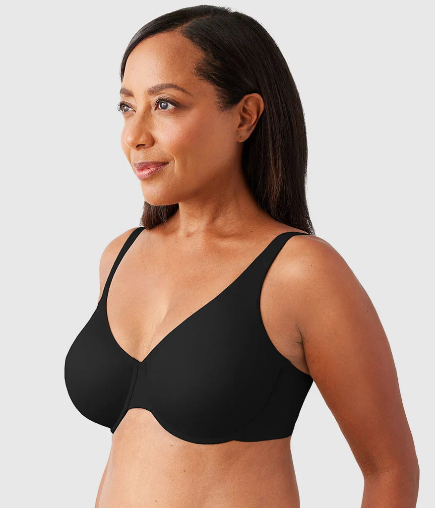 Comfortable Cool Underwire Bra: Black